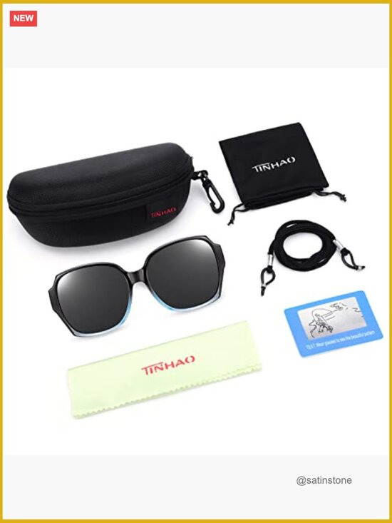 Polarized Fit Over Glasses Sunglasses, Trendy Square Sunglasses UV Protection main image 4
